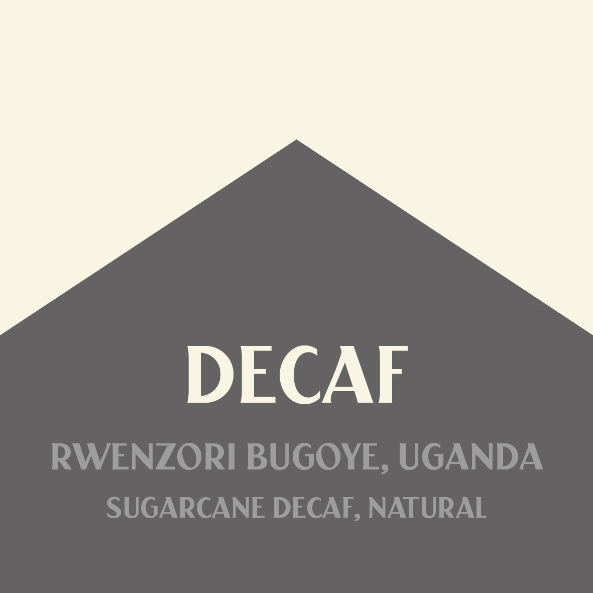 DECAF UGANDA RWENZORI BUGOYE